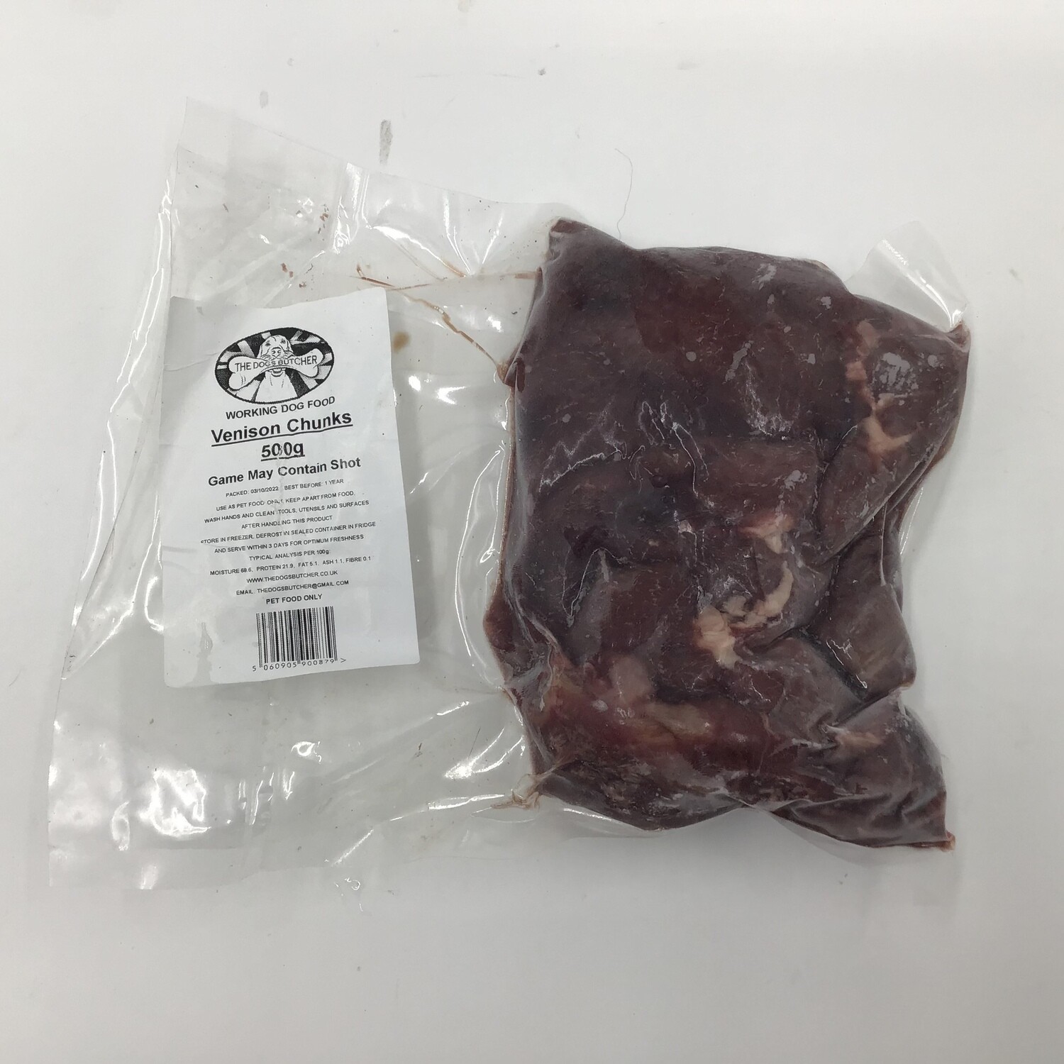 TDB Venison Chunks (500g)