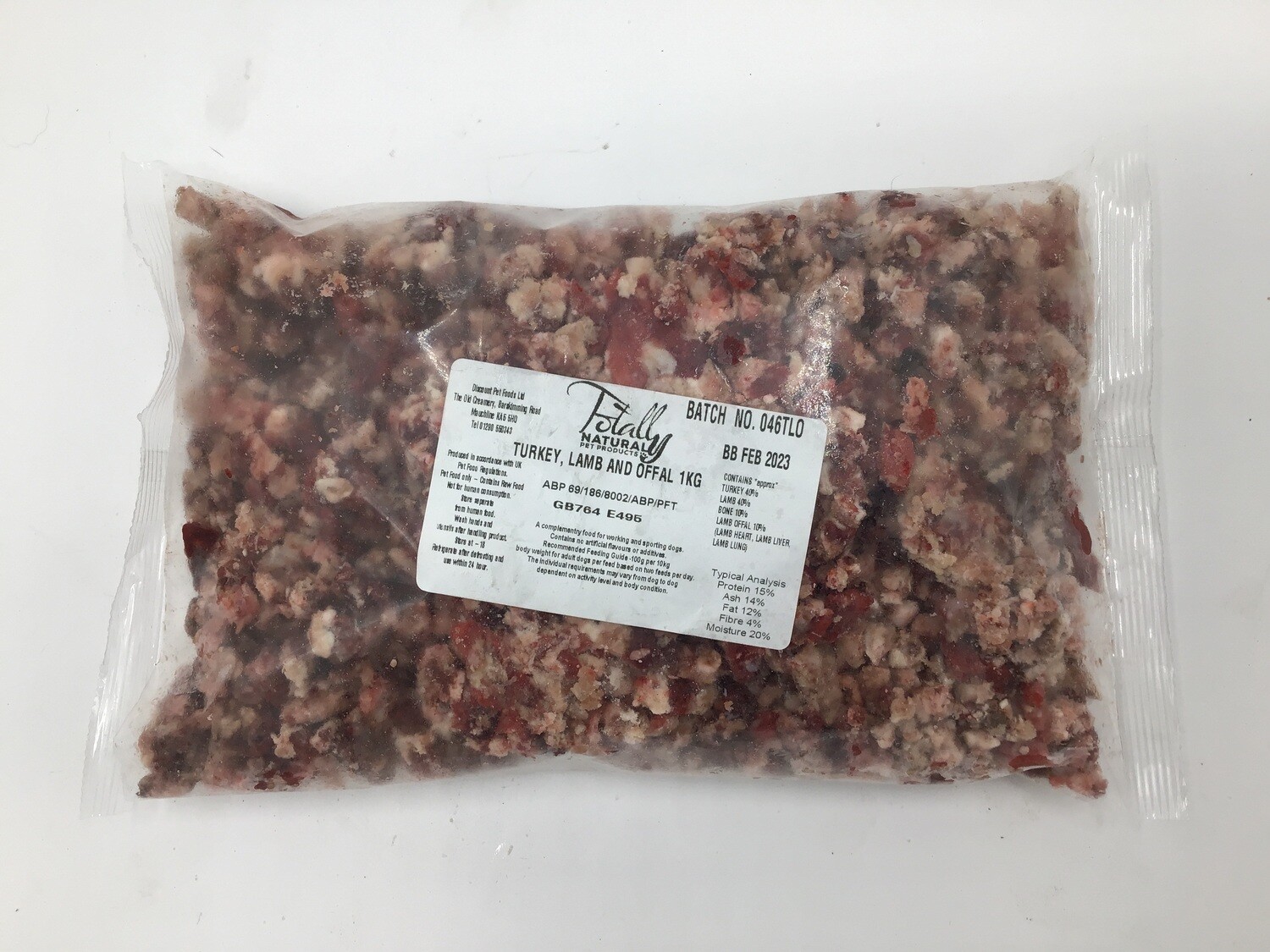 Dibo Duck, Lamb &amp; Offal (1kg)