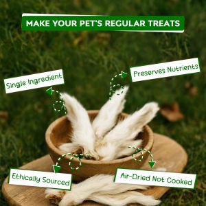 Pawlicious Hairy Rabbit Ears (500g)