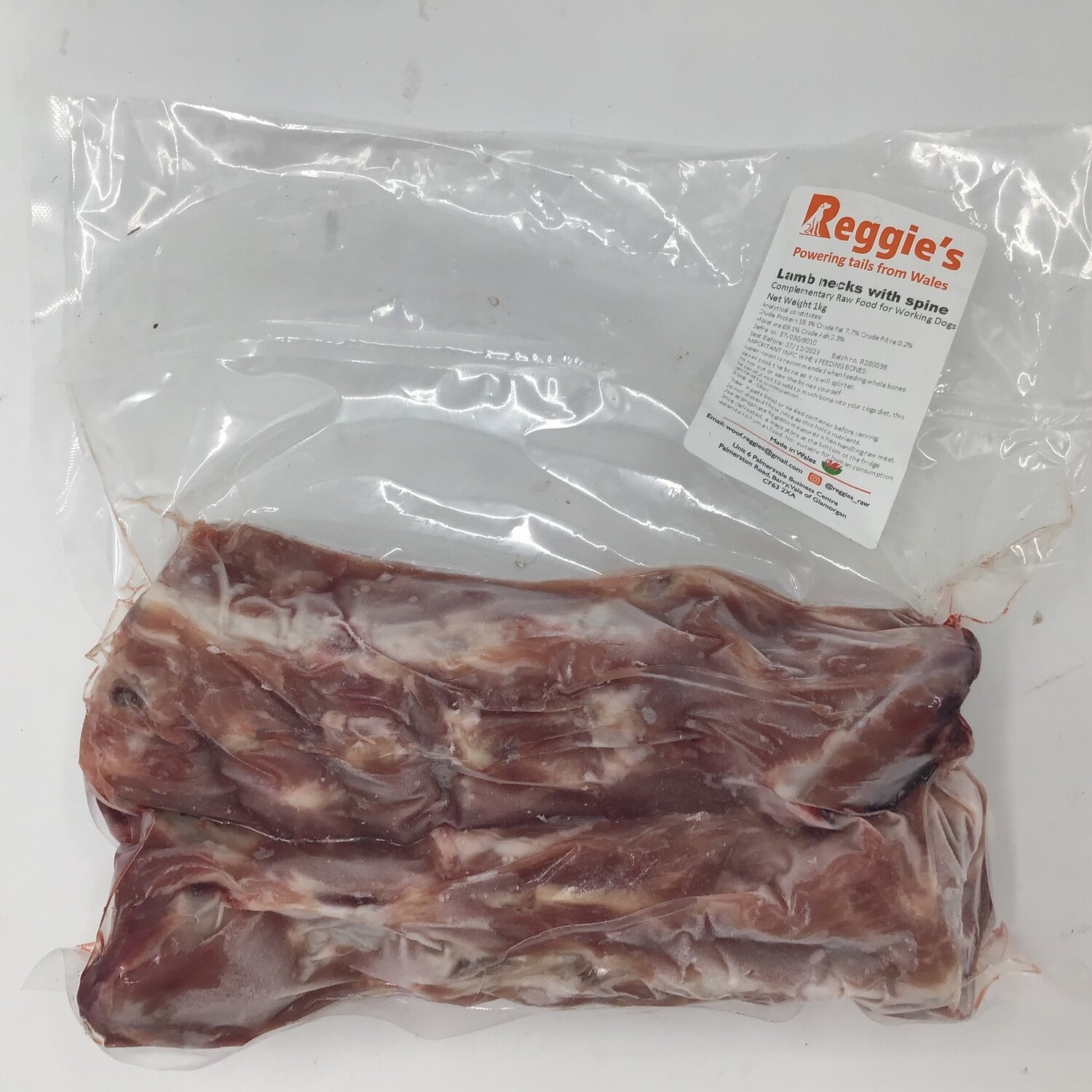 Reggie's Lamb Necks with spine (1kg)