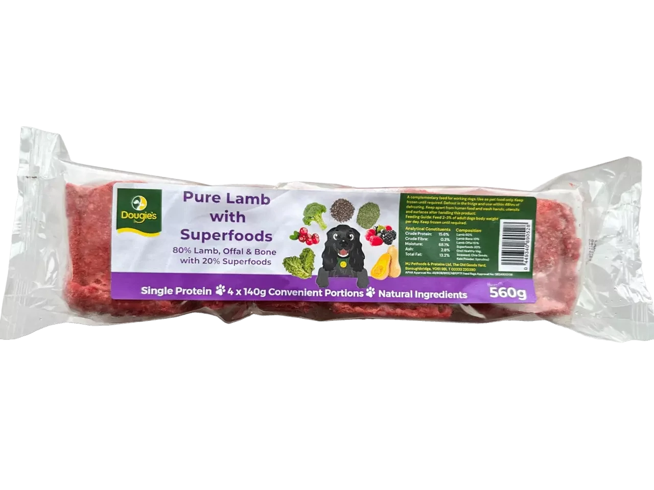 Dougie's Superfood Lamb (560g)