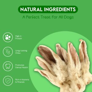 Pawlicious Hairy Rabbit Ears (1KG BULK BAG)