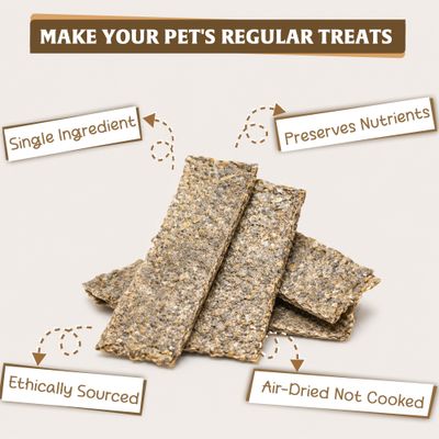 Pawlicious Fish Skin FLATS (1KG BULK BAG)