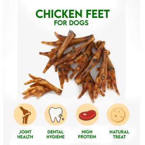 Pawlicious Dried Chicken Feet (1kg) *BULK PACK*
