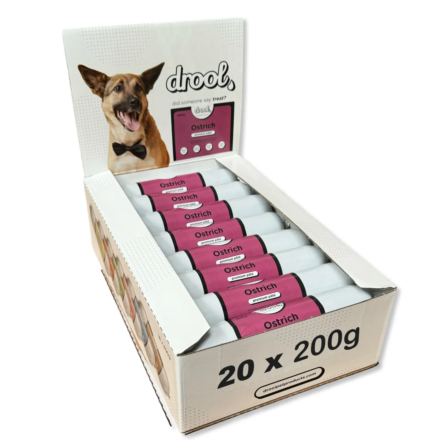 Drool Ostrich Pate (400g)