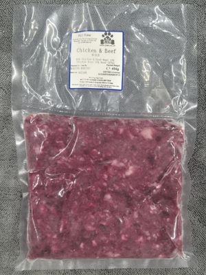 RJ Raw Chicken &amp; Beef 80/10/10 (454g)