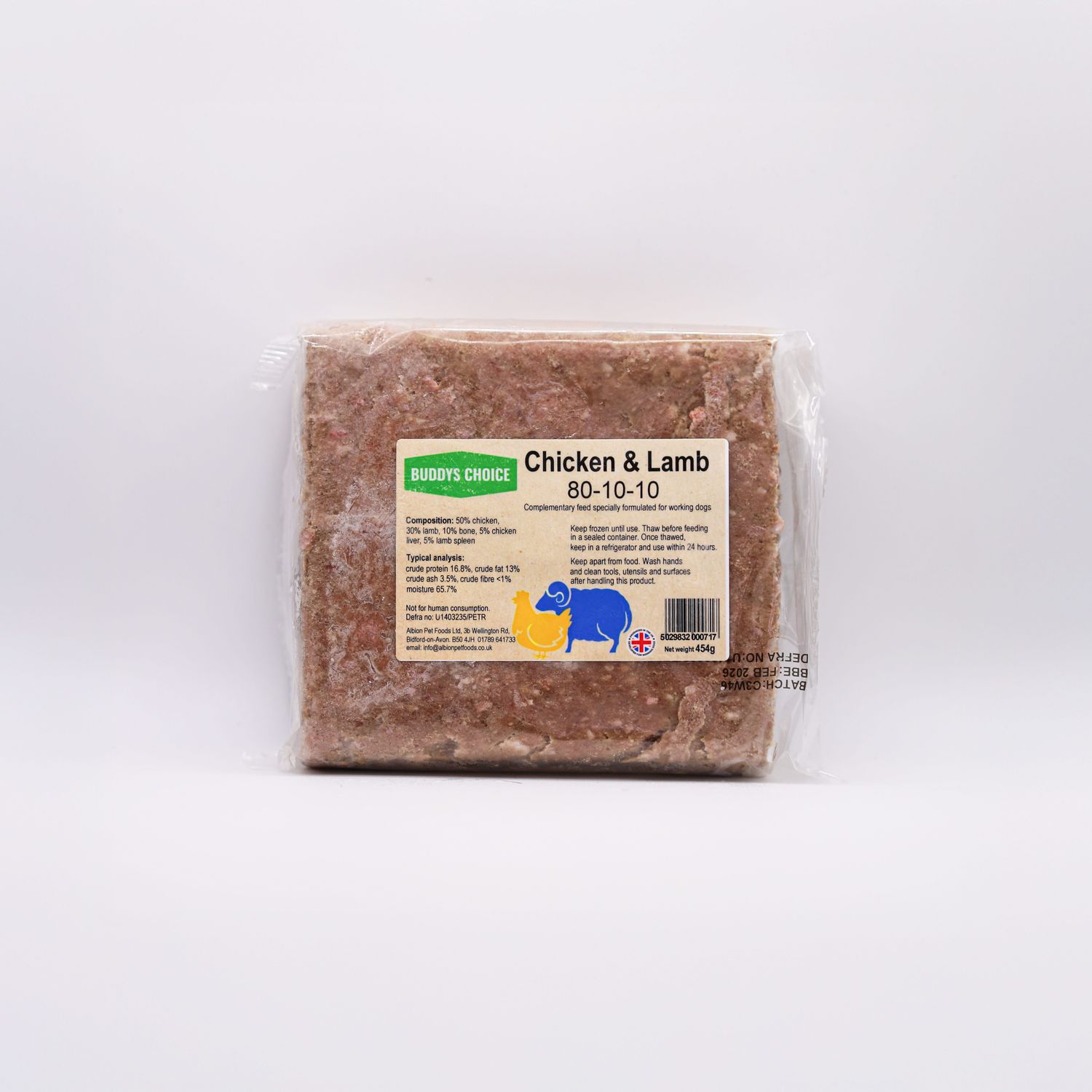 Buddy's Choice Chicken &amp; Lamb (454g)