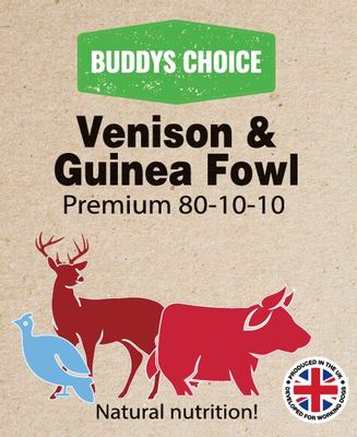 Buddy's Choice Venison &amp; Guinea Fowl (454g)