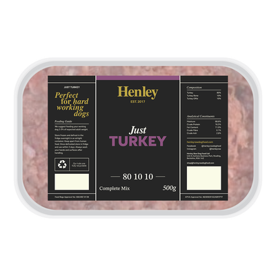 Henley Just Turkey 80-10-10 (500g)