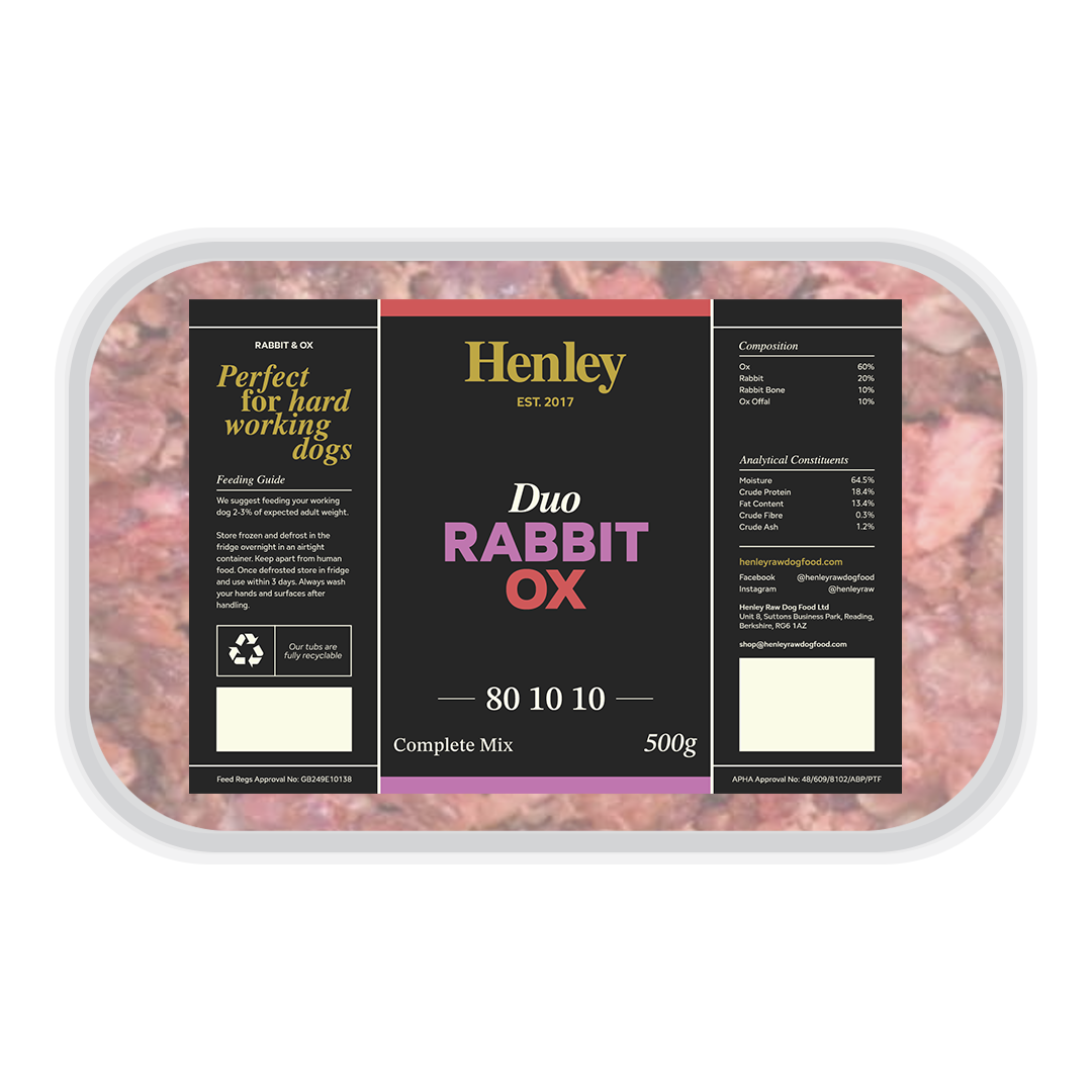Henley Duo Rabbit &amp; Ox 80-10-10 (500g)