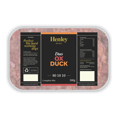 Henley Duo Ox &amp; Duck 80-10-10 (500g)