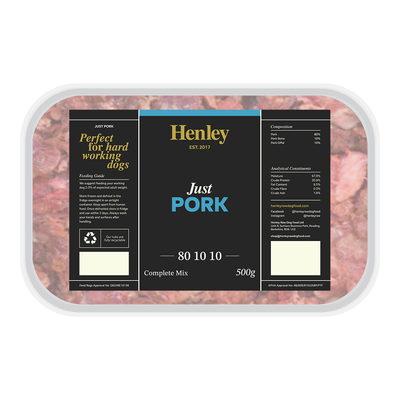 Henley Just Pork 80-10-10 (500g)