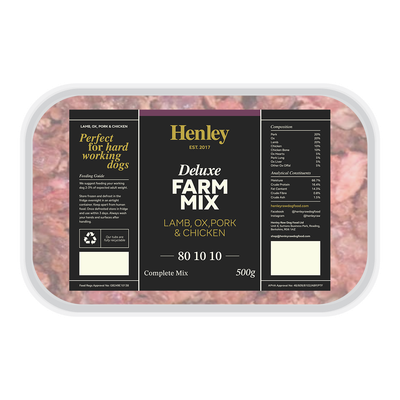 Henley Deluxe Farm Mix 80-10-10 (500g)