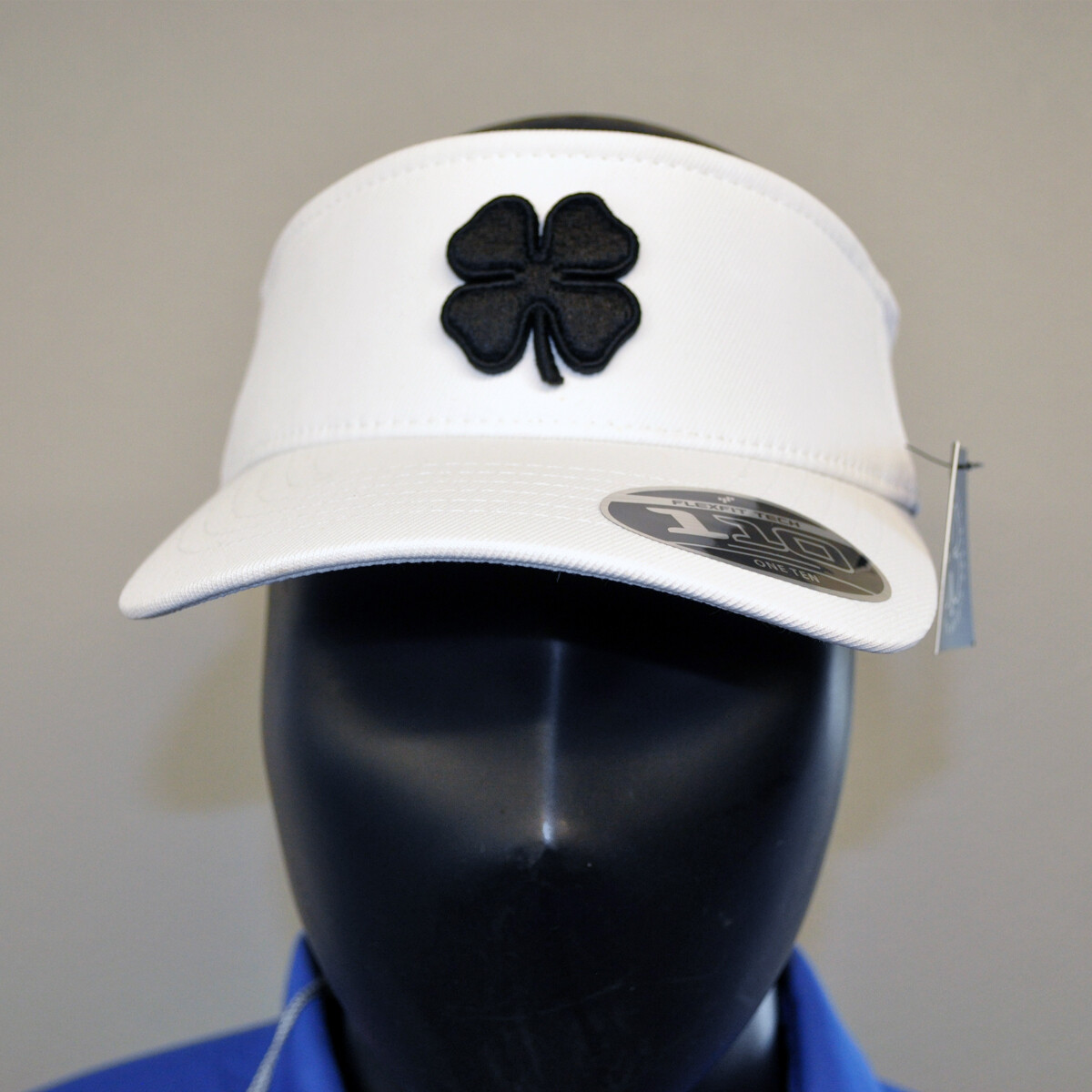 Men's Golf Visor- Live Lucky hat - OSFA Black/White