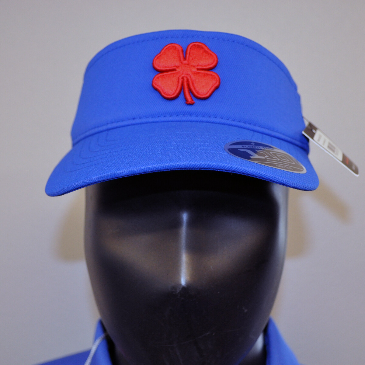 Men's Golf Visor - Live Lucky hat - Blue/Red