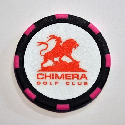 Poker Chip - Chimera - Black/Purple