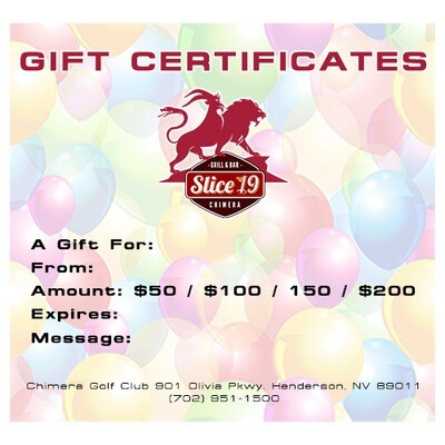 Gift Certificates