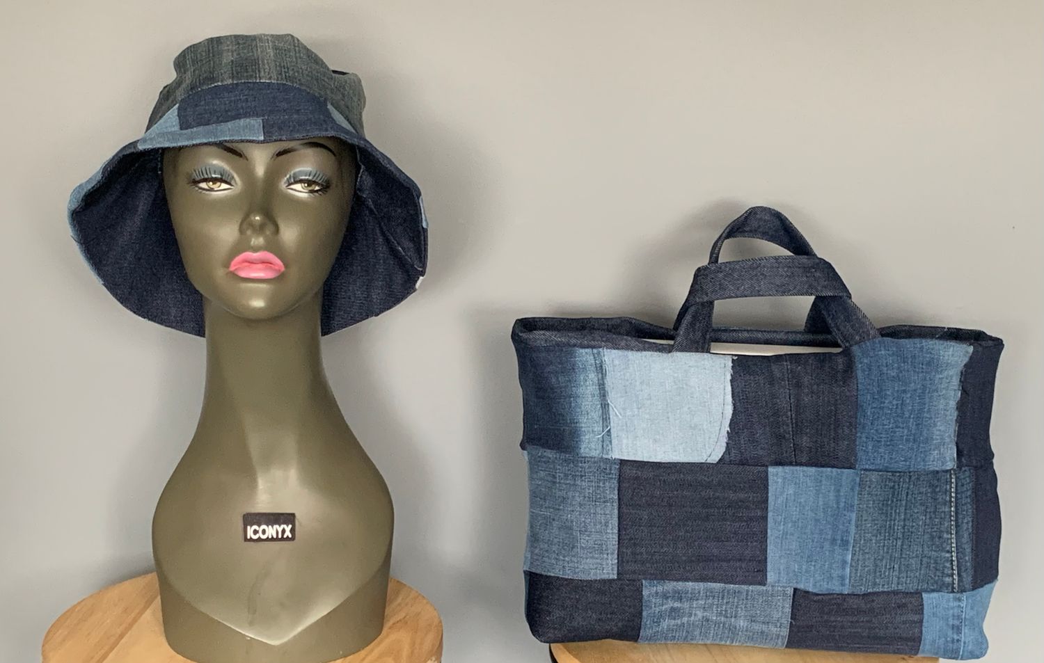 Denim Patchwork 6 Piece Gift Collection   Individual pieces are also sold separately