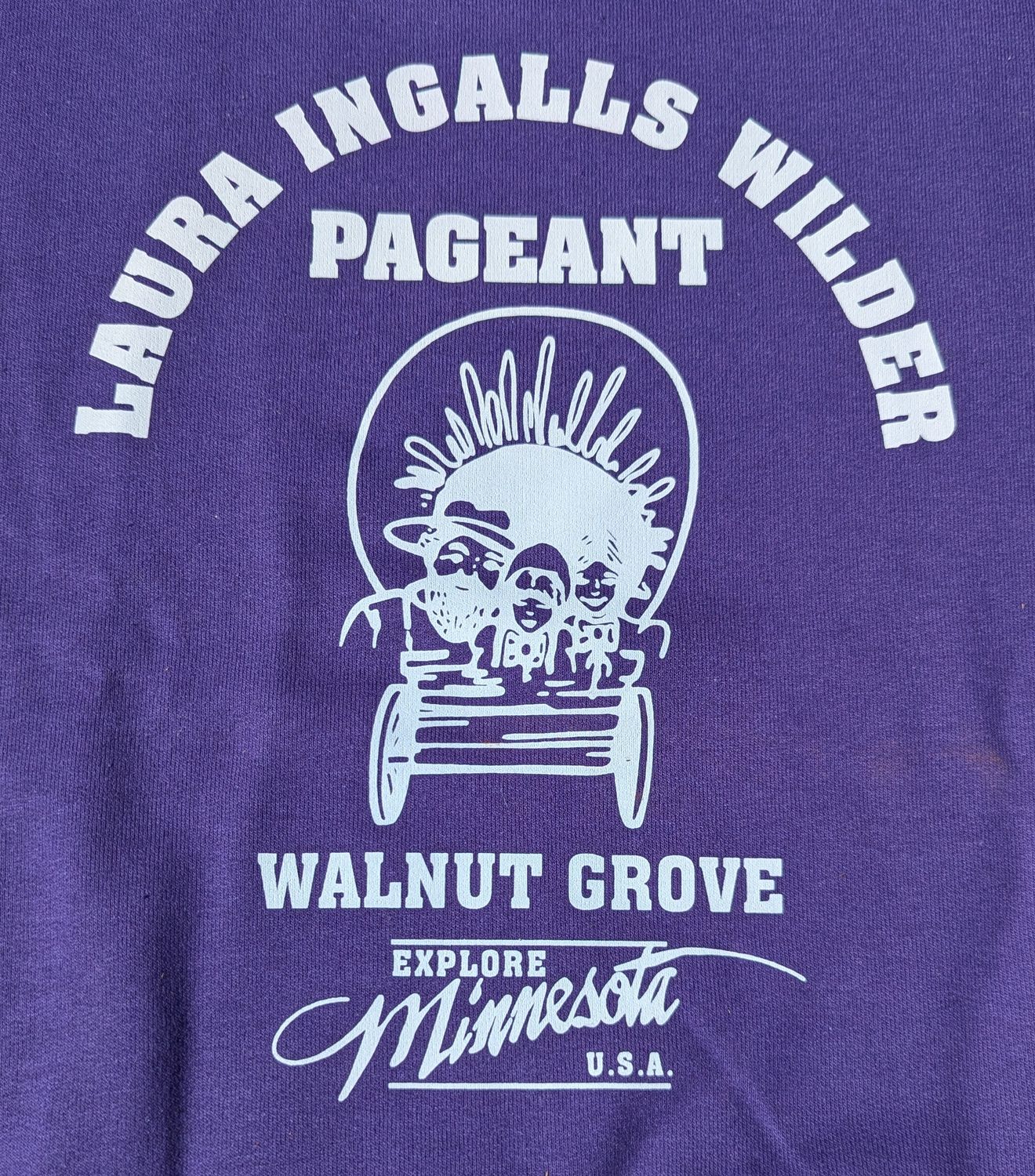 Youth Purple Crew Sweatshirt