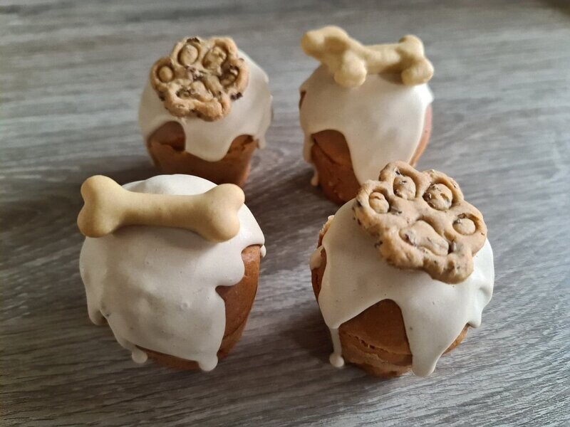 Muffins,  4 stuks