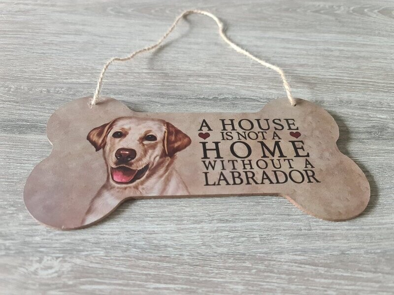 Wandbord ' not a home' blond