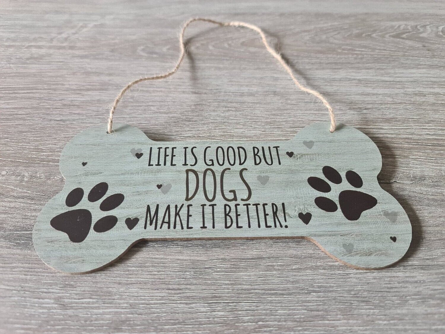 Wandbord 'Life`s good'