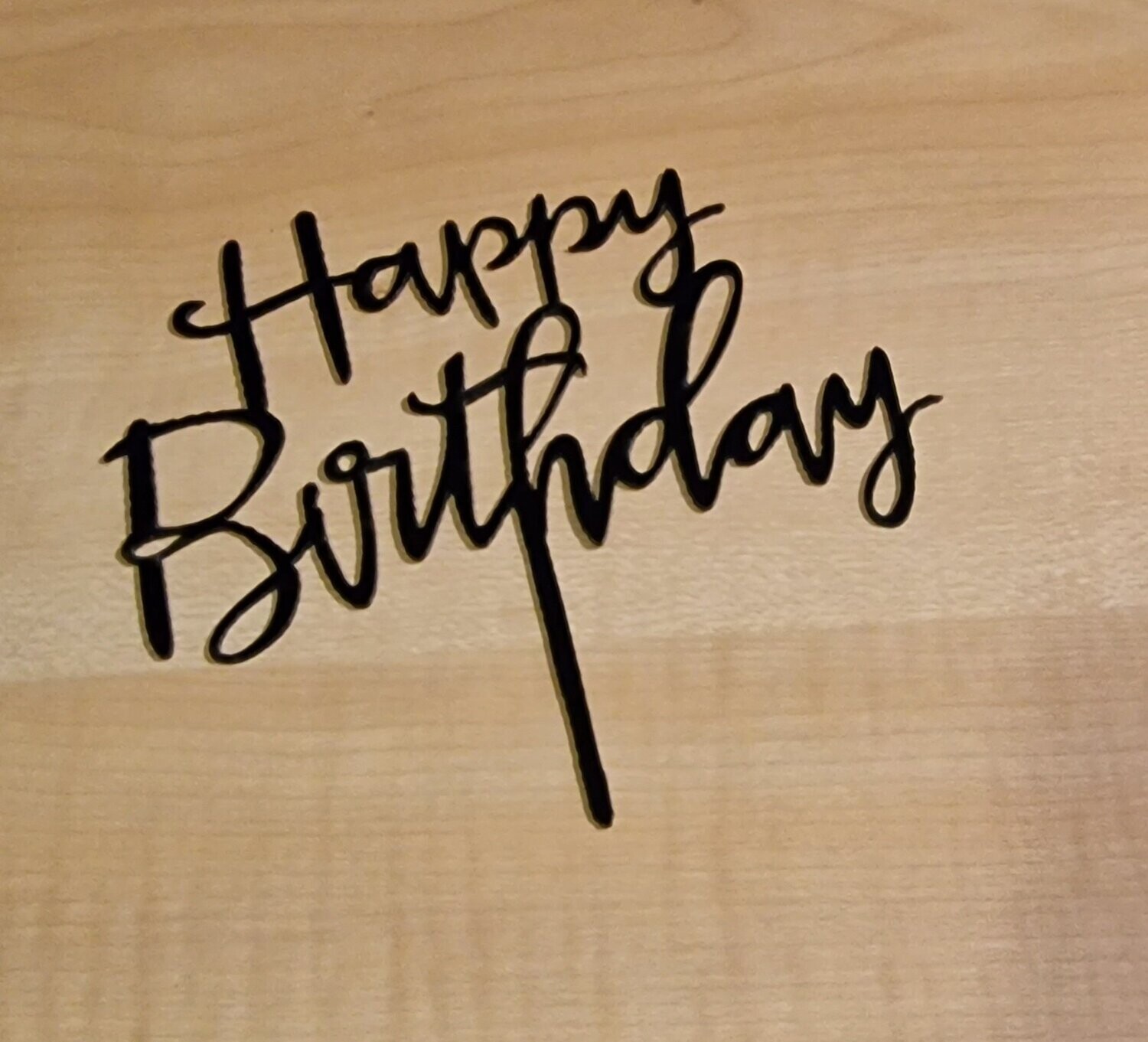 Taart/cake steker zwart