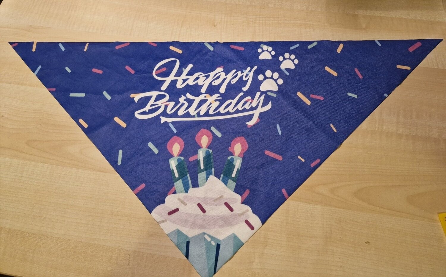 Bandana paars/blauw