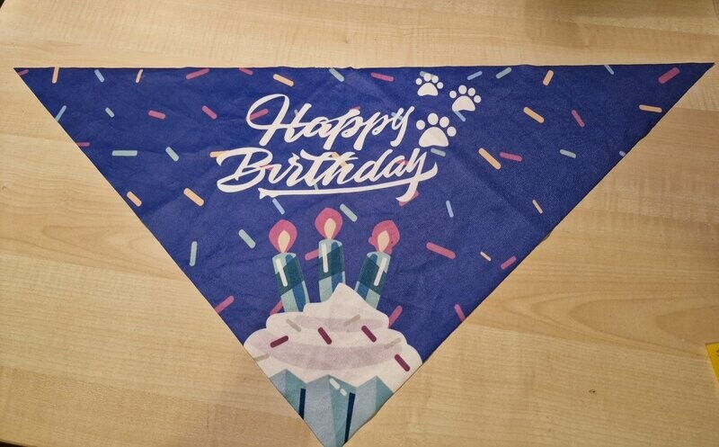 Bandana paars/blauw