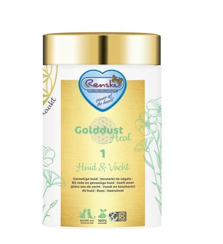 Renske golddust Heal 1 vacht en huid 500gr