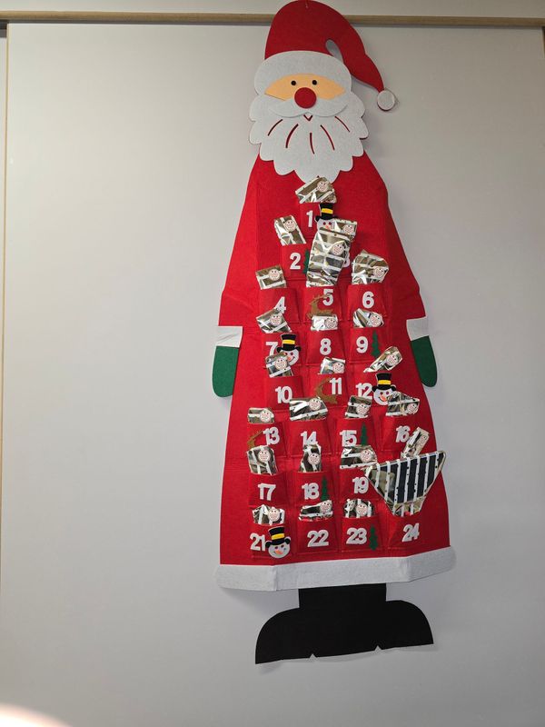 Adventskalender kerstman