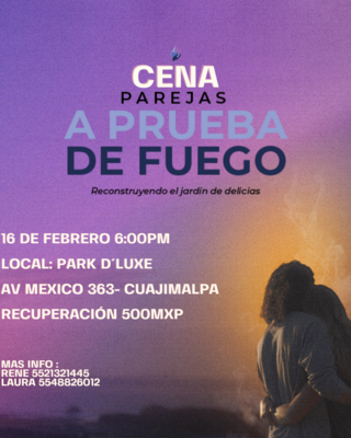 Cena Pareja a Prueba de Fuego - CDMX