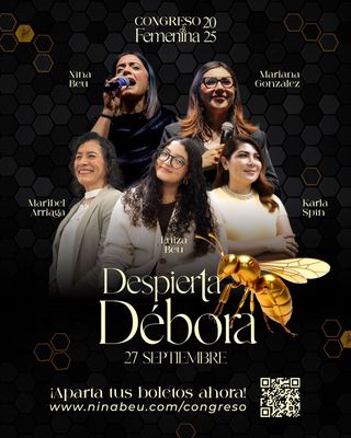Boleto Congreso Femenina - Despierta Debora -  27.sept.2025