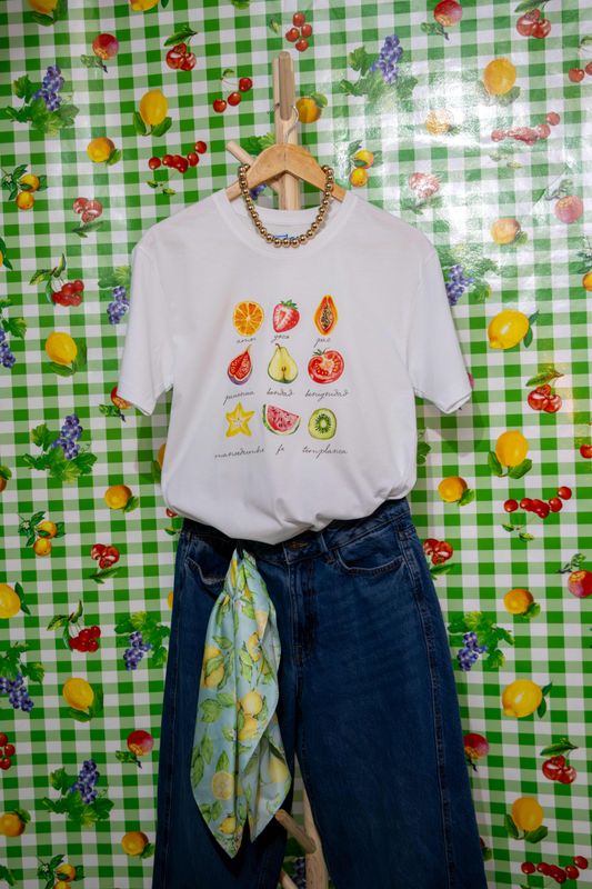 Femenina - Playera Frutos do Espíritu