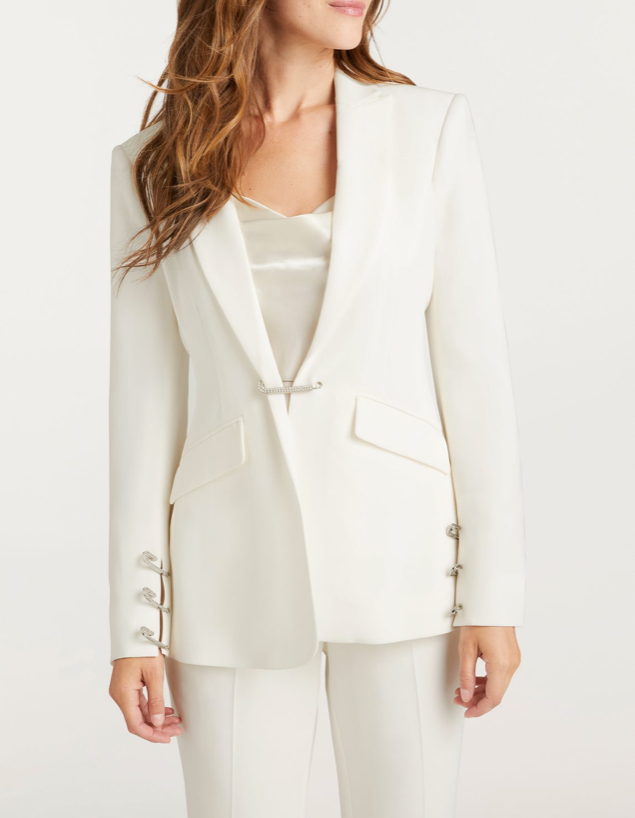 RHINESTONE PIN BLAZER