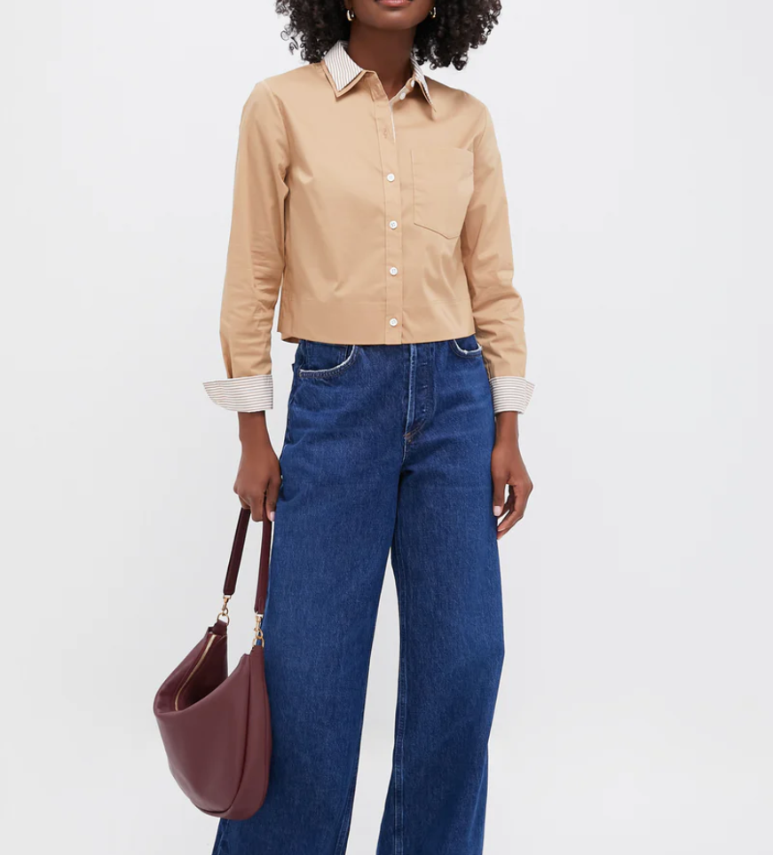 MAIA TOP DOUBLE COLLAR