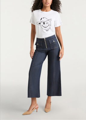 BONJOUR YALL SMILEY TEE