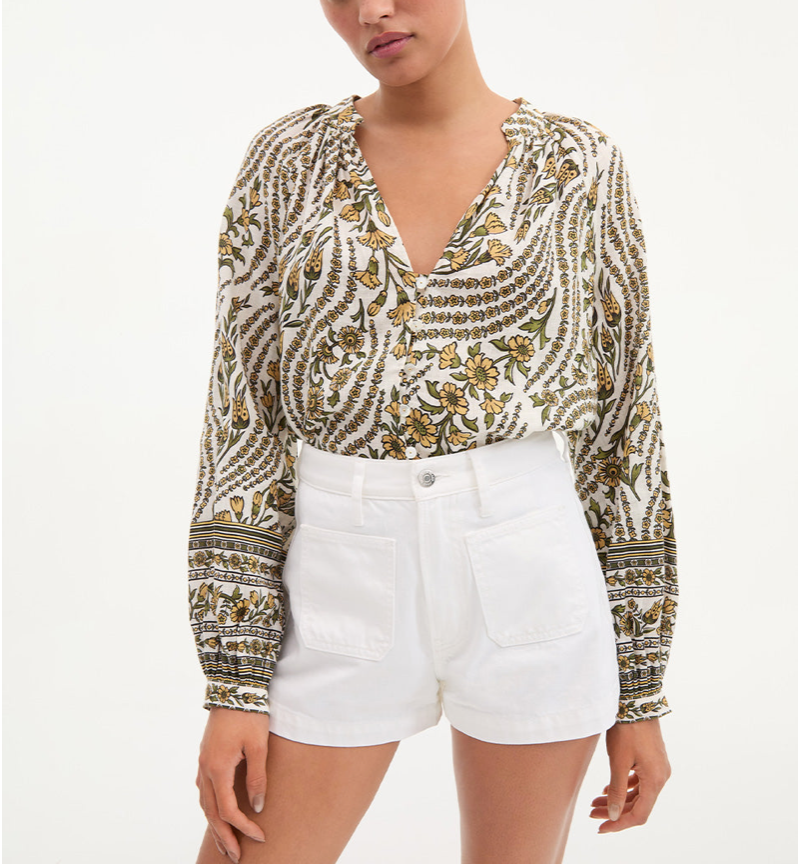 AILANI V-NECK BLOUSE