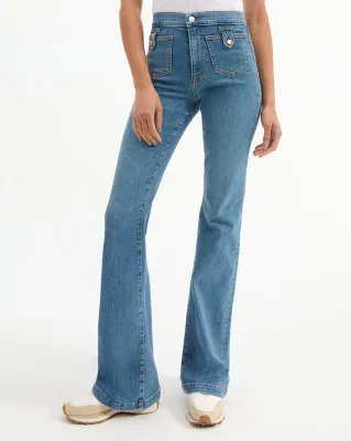 BEVERLY HIGH RISE SKINNY FLARE