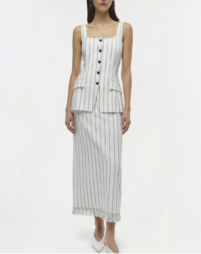 XANDRIA MIDI DRESS