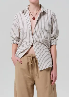 SHAY SHIRT IN ALBI STRIPE