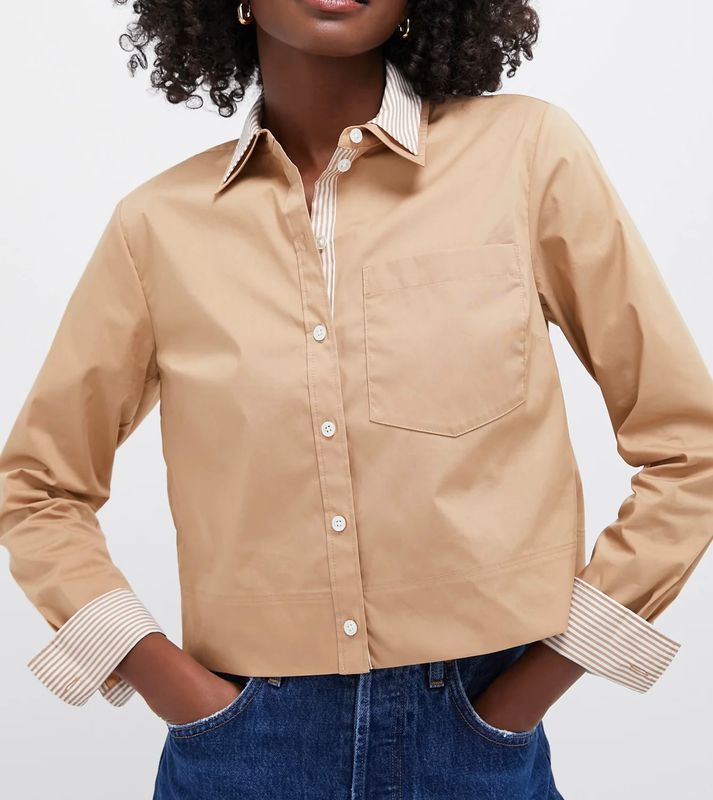 MAIA TOP DOUBLE COLLAR