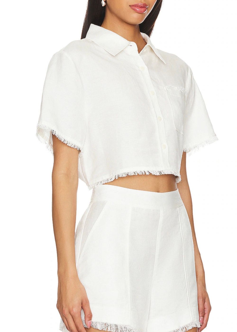 SOLANGE CROPPED SHIRT
