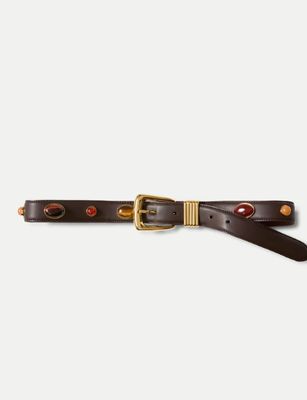 STONE EMBELLISHED HARNESS BELT