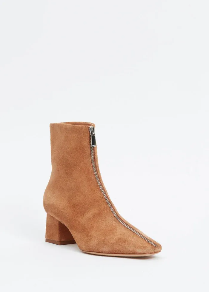 RYDER SUEDE ZIP FRONT BOOT