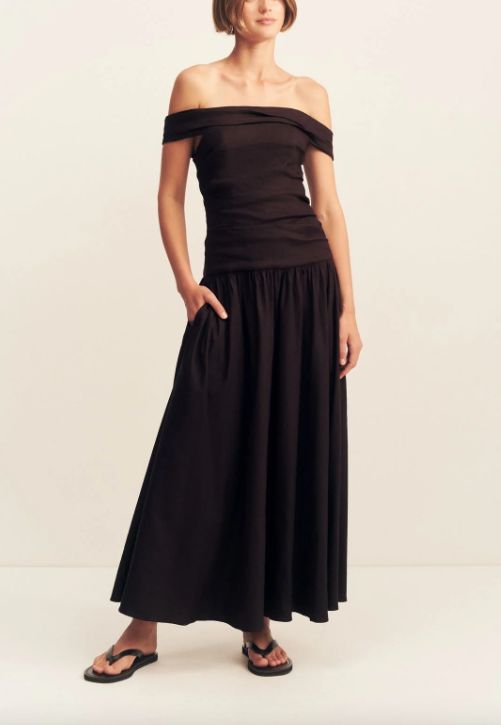 OFF SHOULDER MAXI DRESS