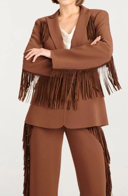 SUEDE FRINGE CHEYENNE BLAZER