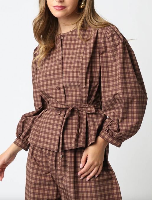 BELEN GINGHAM TOP