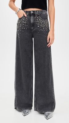 SOFIE HIGH RISE FULL WIDE LEG JEANS IN JEWEL