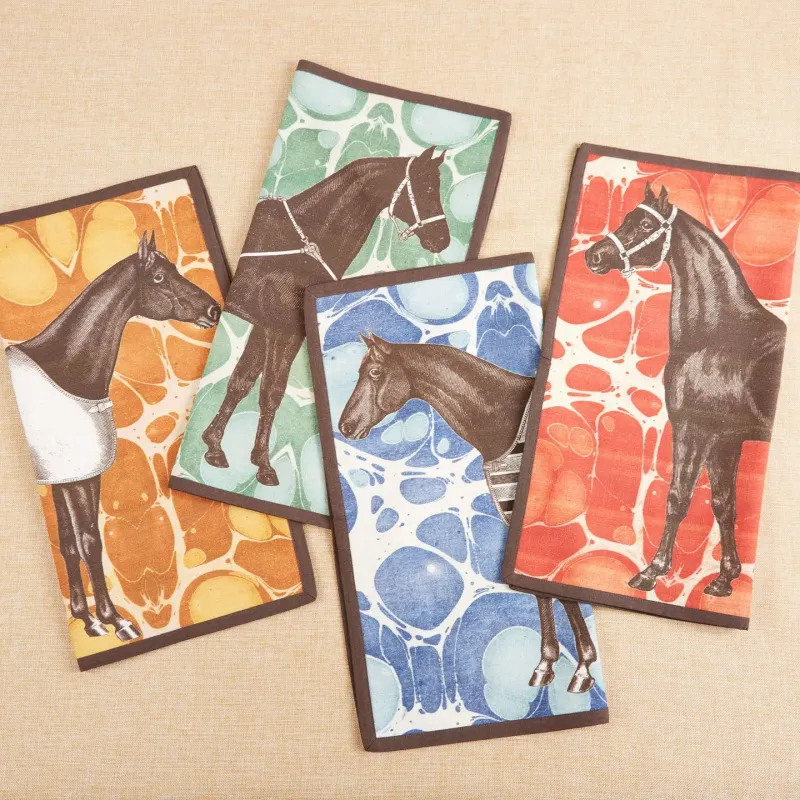 EQUUS MARBLE DINNER NAPKINS